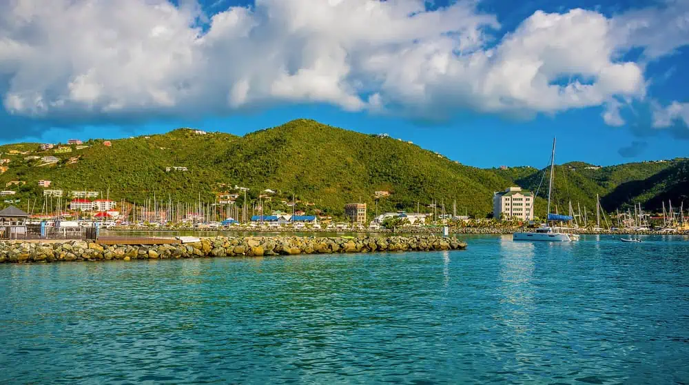 A View Of The Harbour At Road Town On Tortola Representing British Virgin Islands Business Company Formation